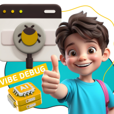 Тестирование & Vibe Debug. Охотники за багами - КИБЕРшкола программирования для детей, компьютерные курсы для школьников, начинающих и подростков - KIBERone г. Южное Бутово