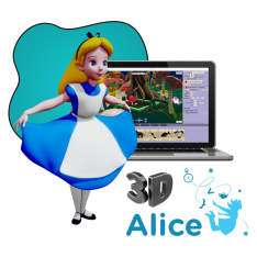 Alice 3d - КИБЕРшкола программирования для детей, компьютерные курсы для школьников, начинающих и подростков - KIBERone г. Южное Бутово