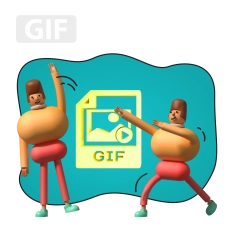 Gif-анимация - КИБЕРшкола программирования для детей, компьютерные курсы для школьников, начинающих и подростков - KIBERone г. Южное Бутово