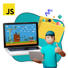 Программирование на JavaScript. Учимся создавать игры! - КИБЕРшкола программирования для детей, компьютерные курсы для школьников, начинающих и подростков - KIBERone г. Южное Бутово