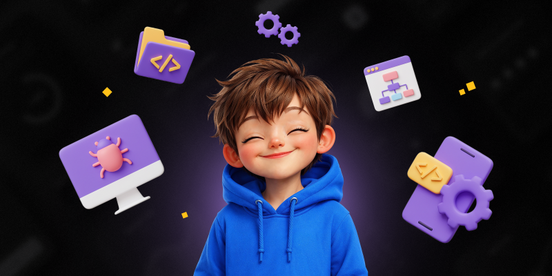 Идеальный сайт с нуля: код, дизайн и AI-помощник - КИБЕРшкола программирования для детей, компьютерные курсы для школьников, начинающих и подростков - KIBERone г. Южное Бутово